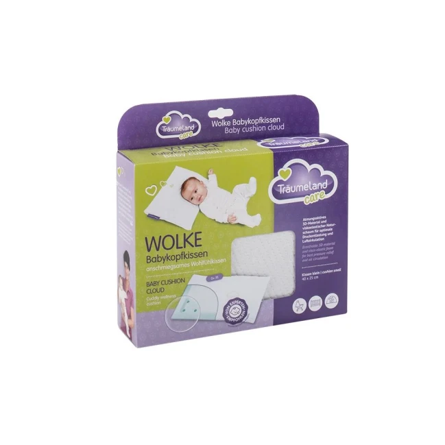 Träumeland Care Wolke oreiller ergonomique pour bébé 25 x 40 cm