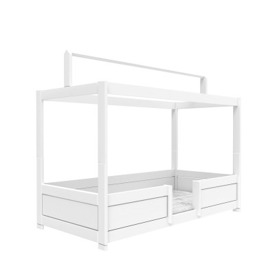 Lifetime Lit 4 en 1 pour toit en tissu avec sommier standard, blanc