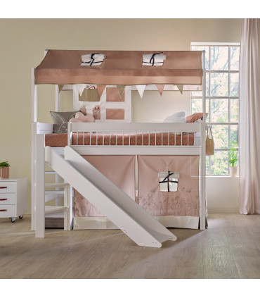 Lifetime toit en tissu avec guirlande, Happy Rabbit