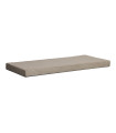 Lifetime mattress cover - Teddy Choco 90 cm x 200 cm, height 12 cm