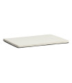 Lifetime small play mattress - Rib Cream 70 cm x 100 cm, height 4 cm