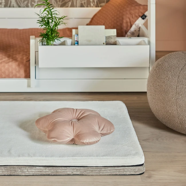 Lifetime Spielmatratze klein - Rib Choco 70 cm x 100 cm, Höhe 4 cm