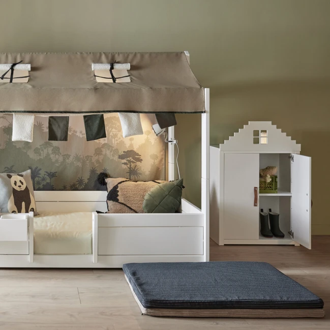 Matelas de jeu petit Lifetime - Rib Graphite 70 cm x 100 cm, hauteur 4 cm