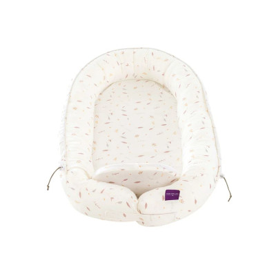 Träumeland baby nest "Home" Premium Naturlieb rosa