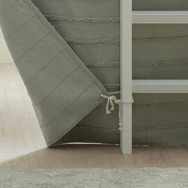 copy of Lifetime Lit mi-hauteur avec échelle inclinée et rideau de jeu Sage Blue, Sommier Deluxe 90x200 blanc Matelas inclus