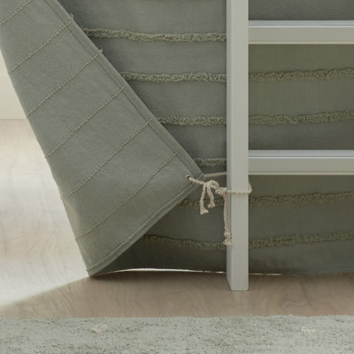 copy of Letto a mezza altezza Lifetime con scaletta e tenda da gioco Sage Blue, rete a doghe Deluxe bianco Incl. materasso