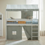 copy of Letto a mezza altezza Lifetime con scaletta e tenda da gioco Sage Blue, rete a doghe Deluxe bianco Incl. materasso