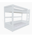 Letto a castello Montessori Lifetime con barre 90 incl. doghe standard