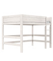 Lifetime Kidsrooms Mittelhoch Bett 120 cm, Premium Rollboden mit 23 Latten whitewash