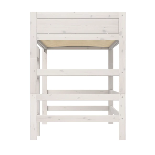 Lit superposé Lifetime Kidsrooms 120 cm, sommier à rouleau premium avec 23 lattes, whitewash