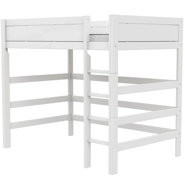 Lit superposé Lifetime Kidsrooms 120 cm, sommier à rouleau premium avec 23 lattes, white