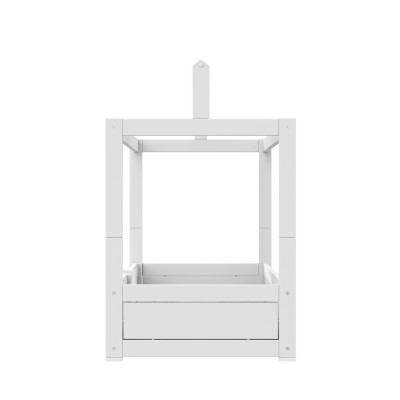 Lifetime 4 in 1 letto per tetto in tessuto con pavimento rotabile bianco