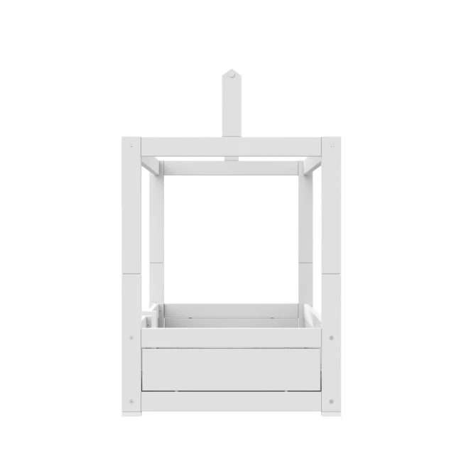 Lifetime Lit 4 en 1 pour toit en tissu incl. sommier Premium Blanc