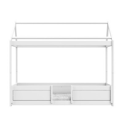 Lifetime 4 in 1 Hausbett mit Rollboden Weiss