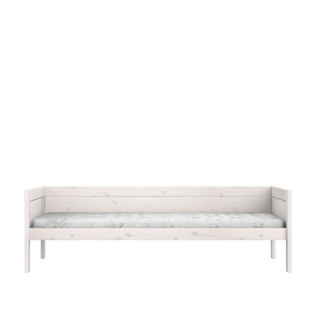 Lifetime Basisbett 90x200 cm mit Roll-Lattenrost Premium whitewash