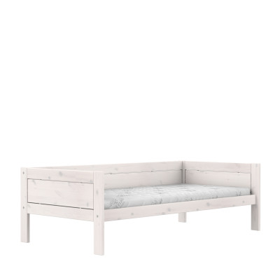 Lifetime Basisbett 90x200 cm mit Roll-Lattenrost Premium whitewash