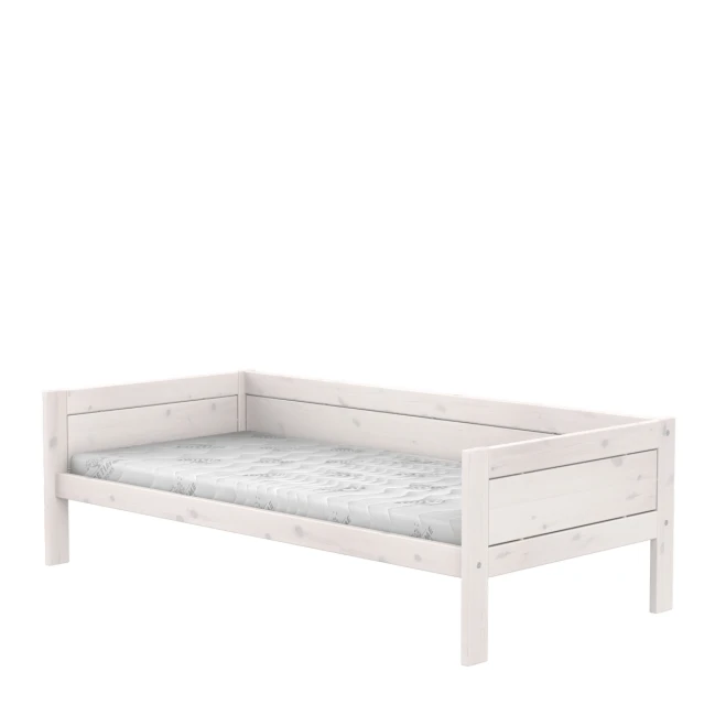 Lifetime Basisbett 90x200 cm mit Roll-Lattenrost Premium whitewash