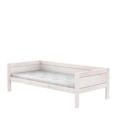Lifetime Basisbett 90x200 cm mit Roll-Lattenrost Premium whitewash