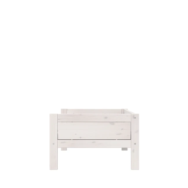 Lifetime Basisbett 90x200 cm mit Roll-Lattenrost Premium whitewash