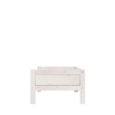 Lifetime Basisbett 90x200 cm mit Roll-Lattenrost Premium whitewash