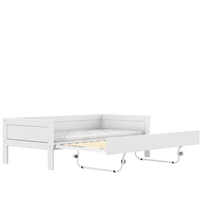 Lifetime Basisbett 90x200 cm mit Roll-Lattenrost weiss