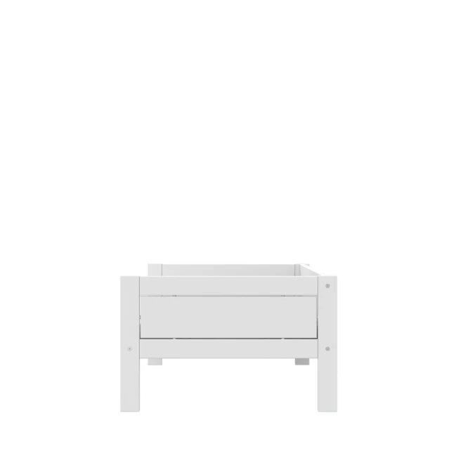 Lifetime base bed 90x200 cm with roll slatted frame white