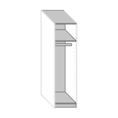 Coperchio dell'armadio Lifetime Kidsrooms - base - pannello posteriore 50 cm bianco