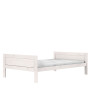 Lifetime Bett 120x200, ohne Rückenteil mit Premium Rollboden whitewash