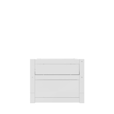Letto a castello Lifetime con pavimento a rullo bianco