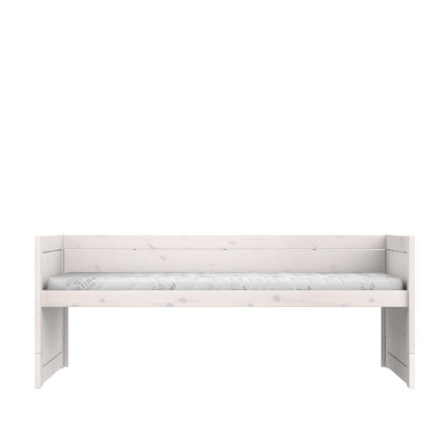 Lifetime Kidsrooms bunk bed with rolling floor whitewash