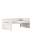 Letto a castello Lifetime con calce a rullo