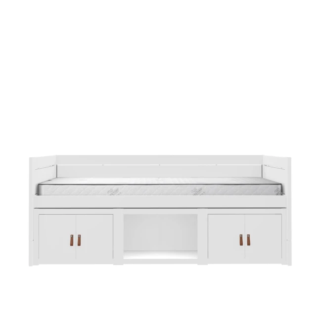 Lifetime Lit superposé avec sommier Luxe, blanc