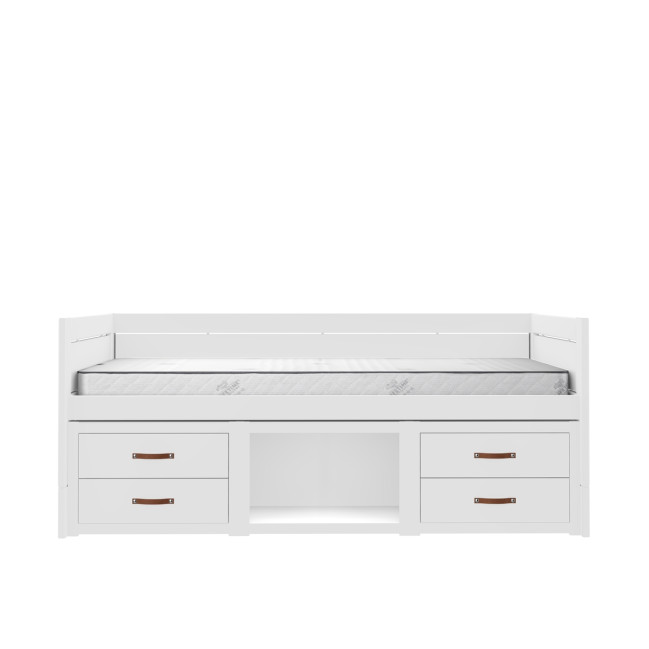 Lifetime Lit superposé avec sommier Luxe, blanc