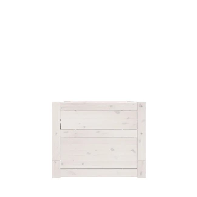 Lifetime Kojenbett 90 x 200 cm mit Premium Rollboden Whitewash