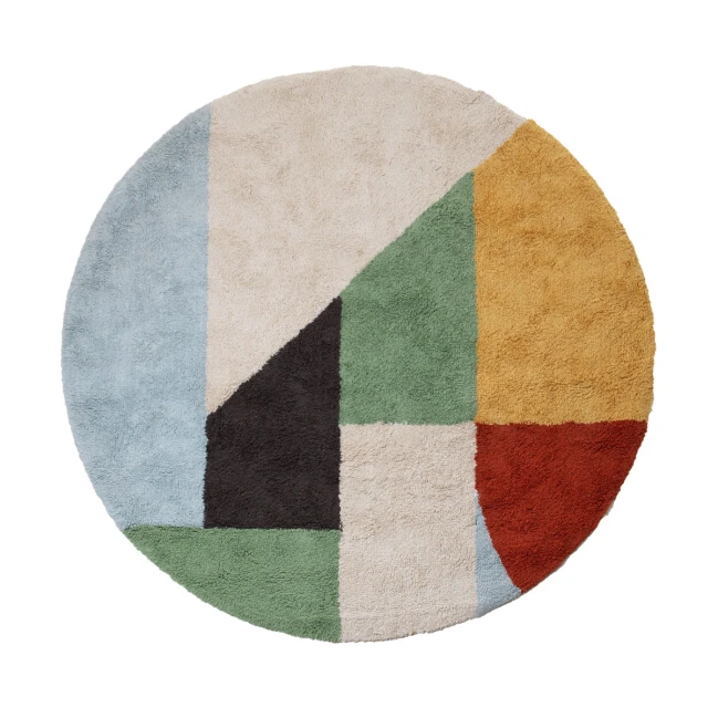 Tapis rond touffeté Lifetime - Olympic Dreams