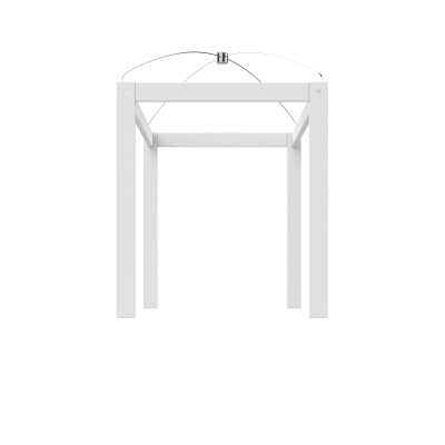 Cadre à baldaquin LifeTime pour lit de base, taille: 113/146 x 207 x 102 mm blanc