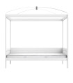Lifetime Original Himmelbett 120 x 200 cm mit Premium Rollboden weiss