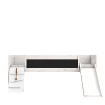 Lifetime Lit superposé Climb & Slide avec sommier, whitewash