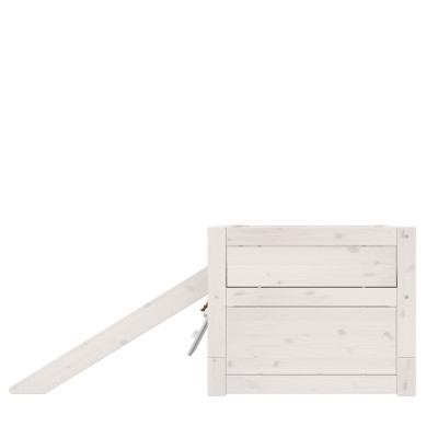 Lifetime bunk bed Climb & Slide with roller floor Whitewash