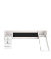 Lifetime bunk bed Climb & Slide with Deluxe Slatted Frame Whitewash
