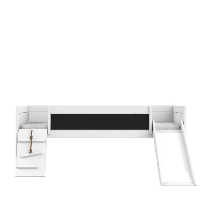 Lifetime bunk bed Climb & Slide with roller floor white