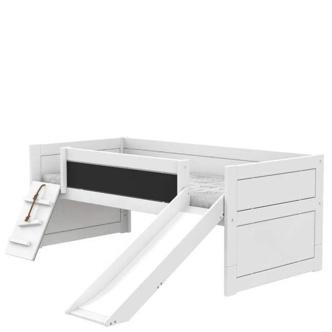 Lifetime Lit superposé Climb & Slide avec sommier, blanc