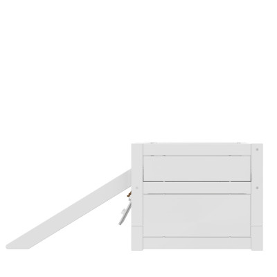 Lifetime bunk bed Climb & Slide with deluxe slatted frame white
