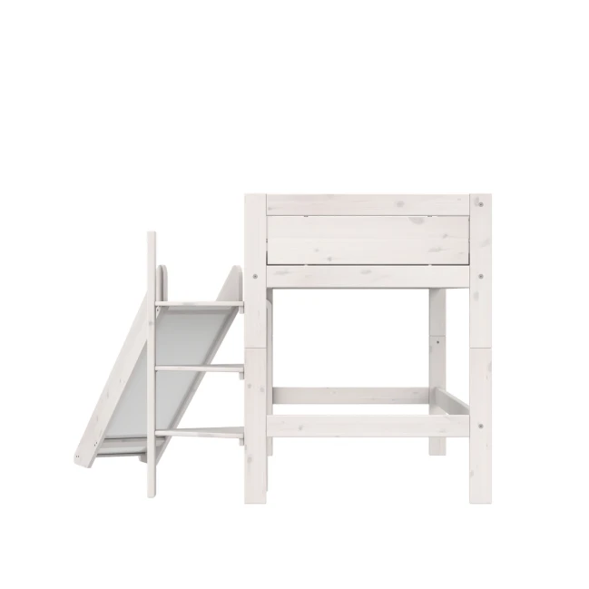 Letto a mezza altezza Lifetime con calce a pavimento rotabile