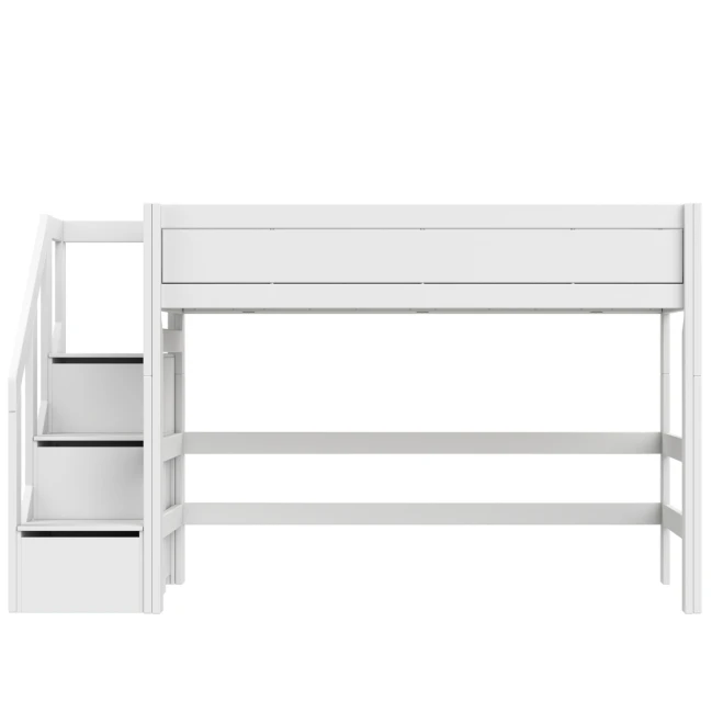 Lifetime Kidsrooms medium loft bed 152 x 257 x 102 cm white