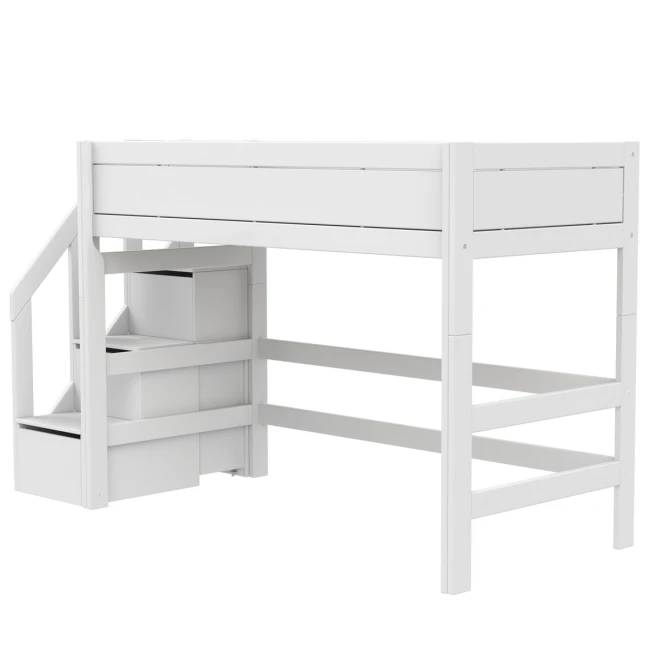 Lifetime Kidsrooms Mittel Hochbett 152 x 257 x 102 cm weiss