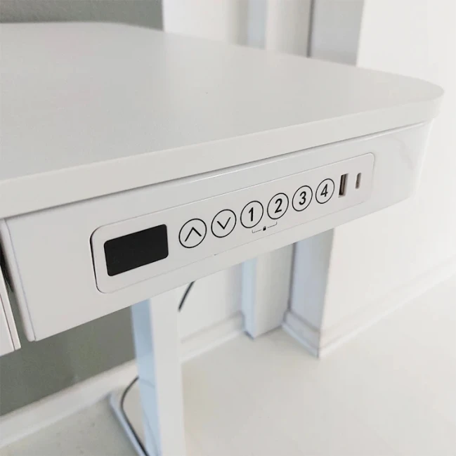 Lifetime Schreibtisch RISE elektrisch verstellbar mit Schublade und USB