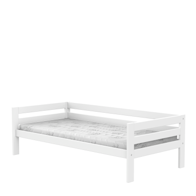 Lit simple pour enfant Lifetime Elements avec sommier à lattes standard en blanc