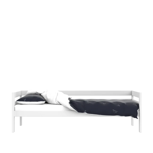 Letto singolo per bambini Lifetime Elements con doghe standard in bianco