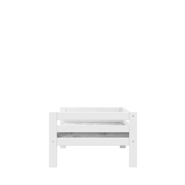 Lifetime Children's Single Bed Elements with standard slats in white